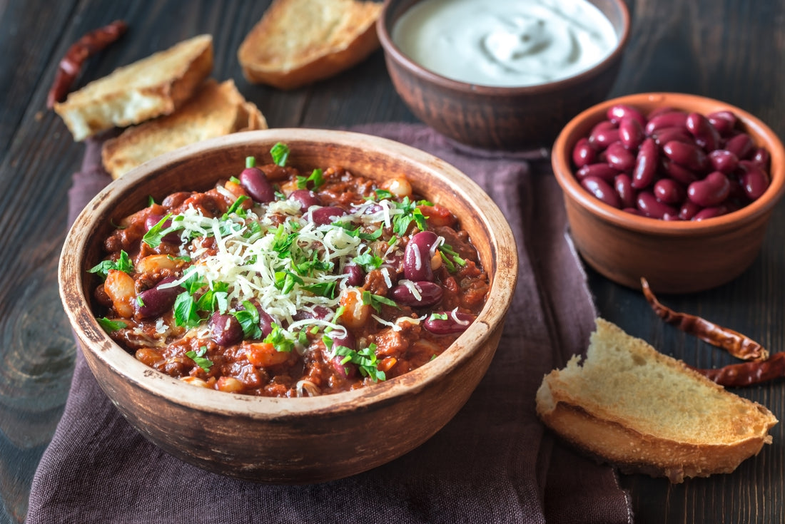 Rezept: Chilli con/sin Carne