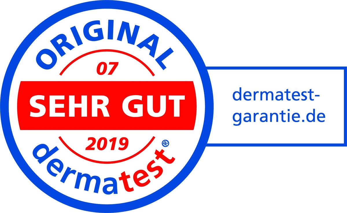 Dermatest Siegel "Sehr Gut" 07/2019