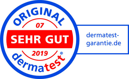 Dermatest Siegel "Sehr Gut" 07/2019