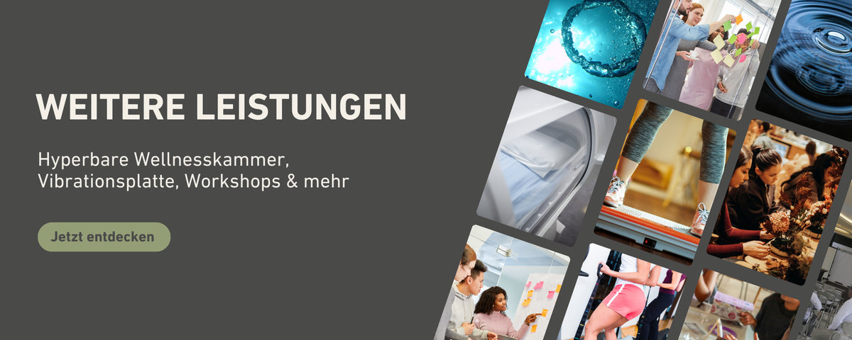Banner mit Hinweis zu Weiteren Leistungen
