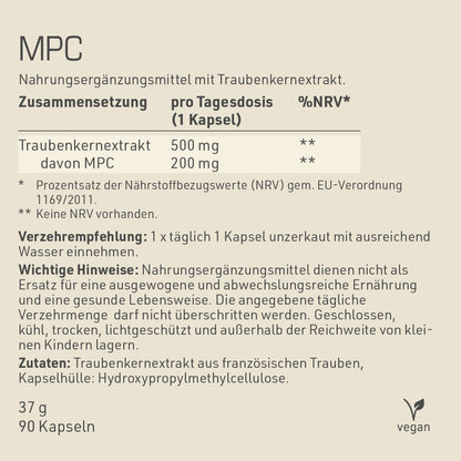 DYNAMIKPLUS MPC Zusammensetzung, Verzehrempfehlung und Zutaten