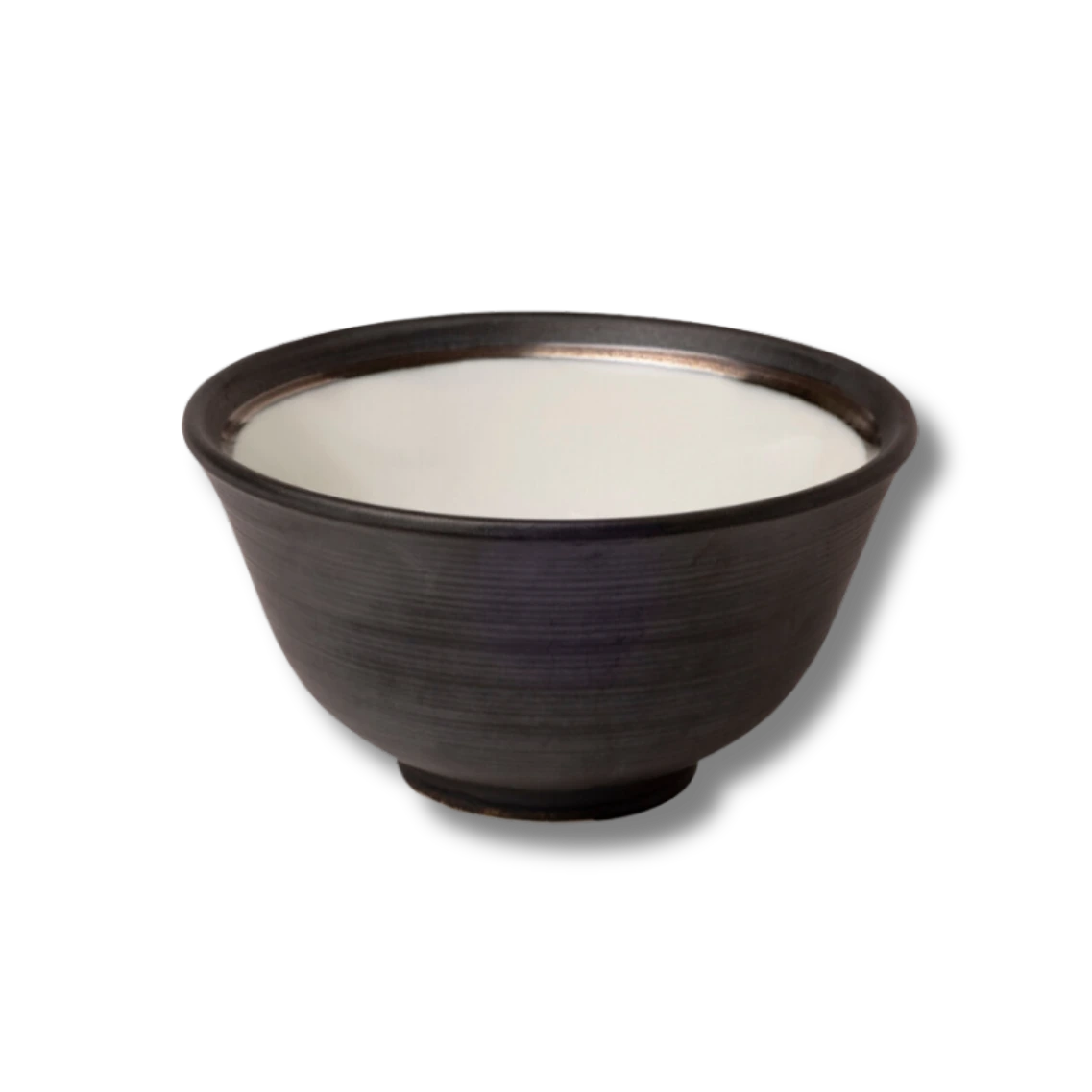 DENTŌ Teeschale aus Keramik mit hellem Innenleben