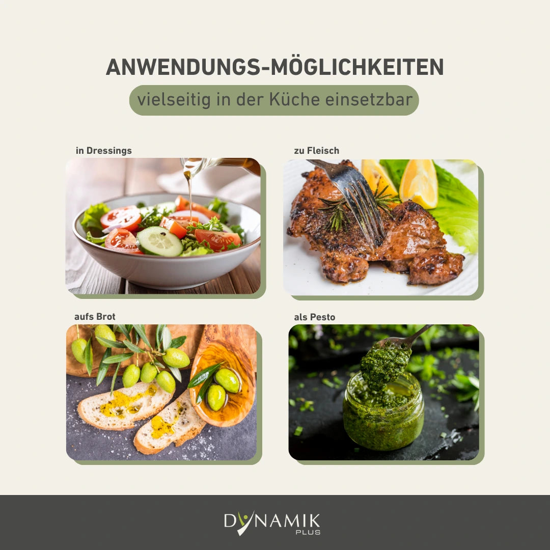 Anwendungsmöglichkeiten von Bio Olivenöl - High Polyphenol