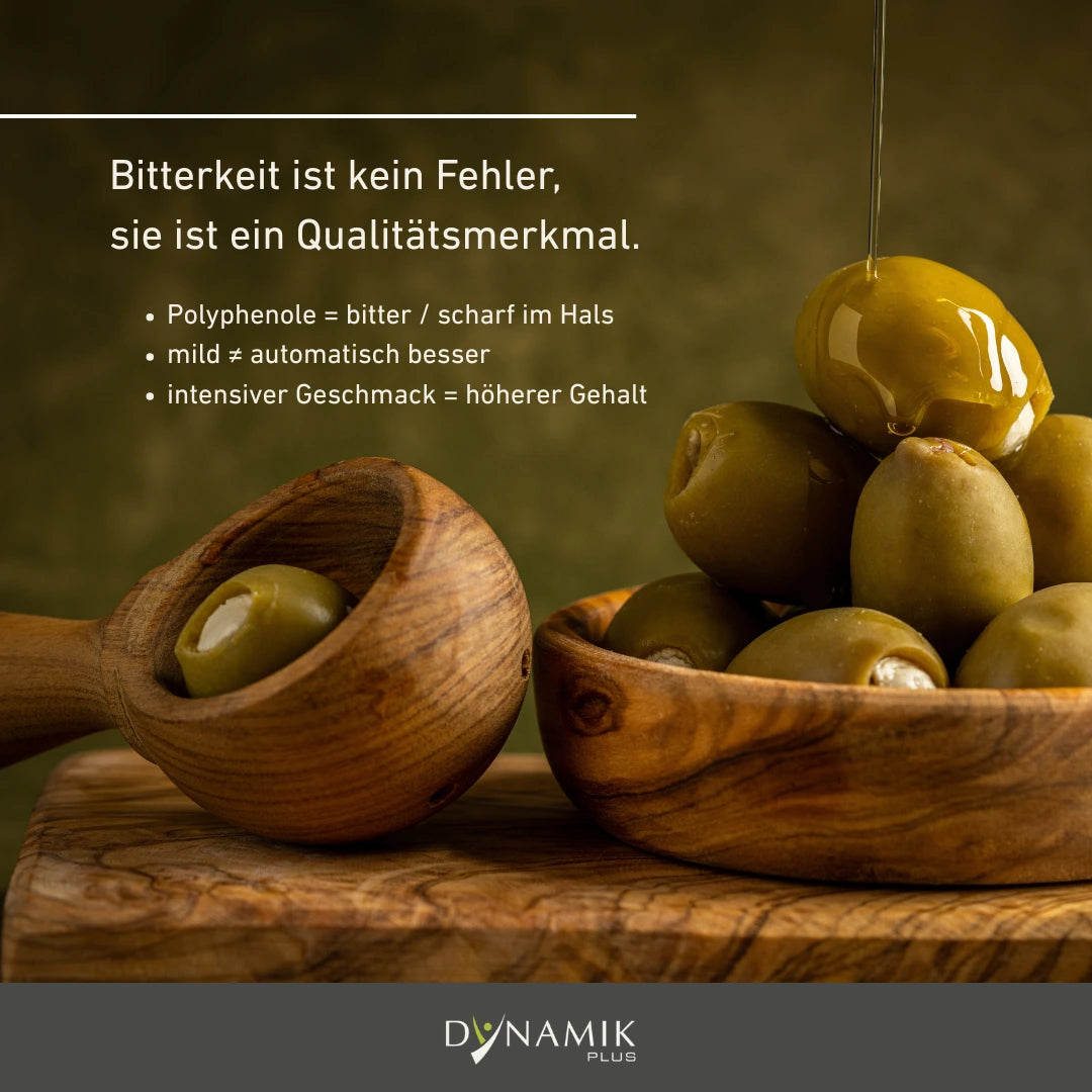 Info zu Qualität von Bio Olivenöl - High Polyphenol
