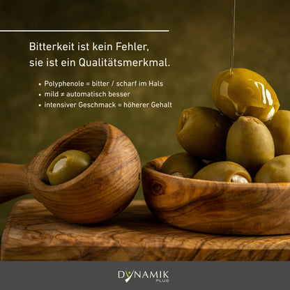 Info zu Qualität von Bio Olivenöl - High Polyphenol