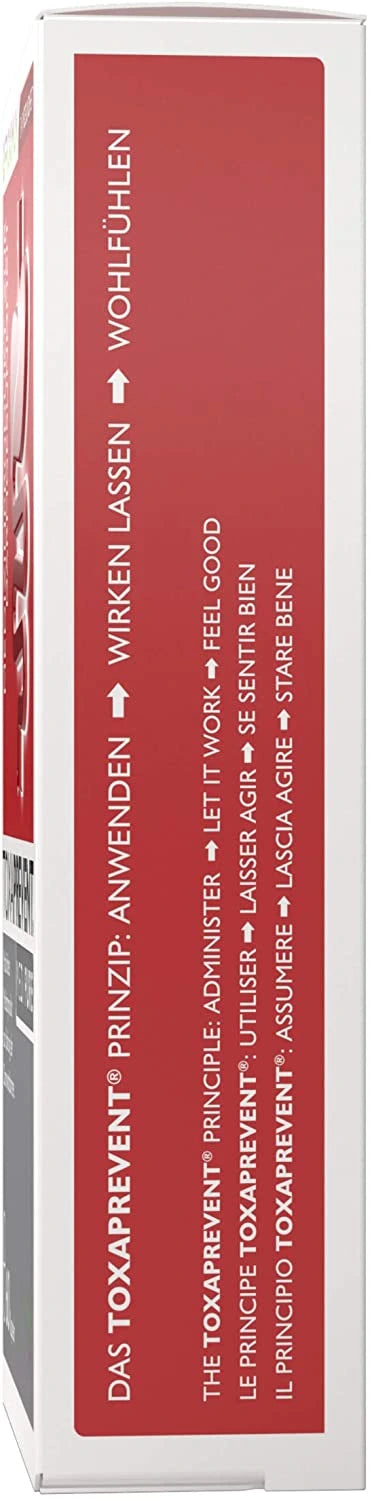 "TOXAPREVENT Medi Pure" Verpackung Seitenansicht